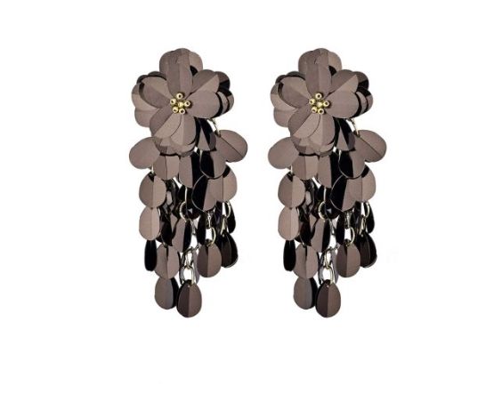 Oorbellen Bold brown