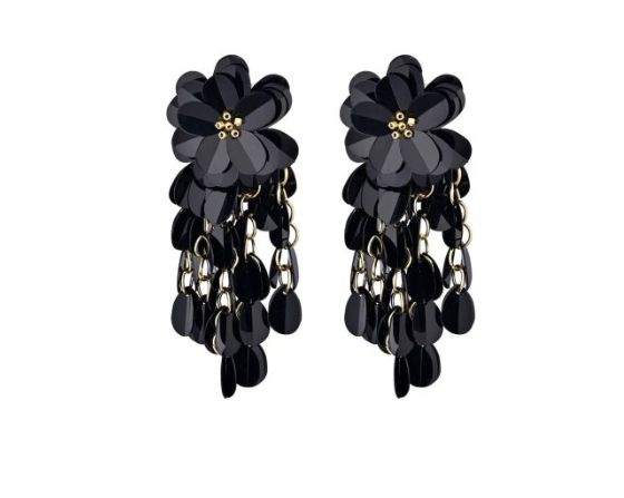 Oorbellen Bold black
