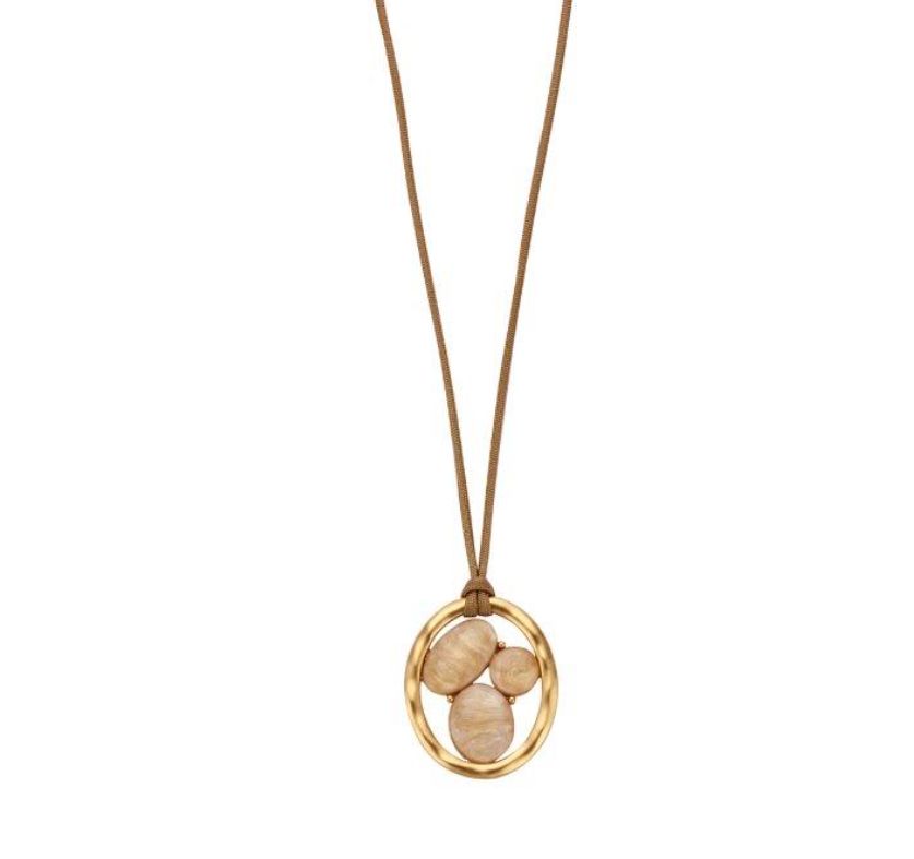 Ketting Korin beige