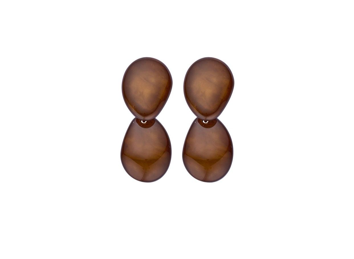 Oorbellen Kobe brown