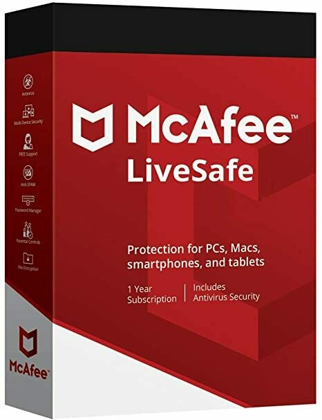 McAfee LiveSafe For 1 Year
