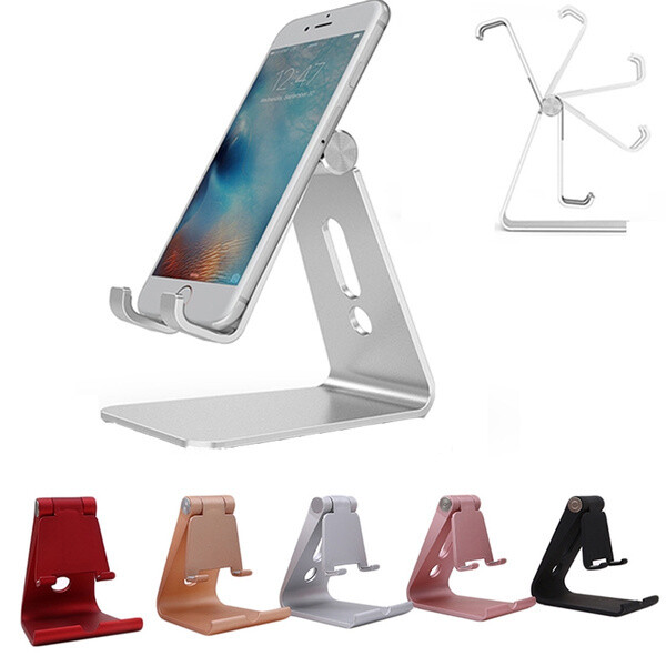 Universal Cell Phone Holder Desktop Mount Non-slip Mobile Phone Stand for iPhone iPad Tablet