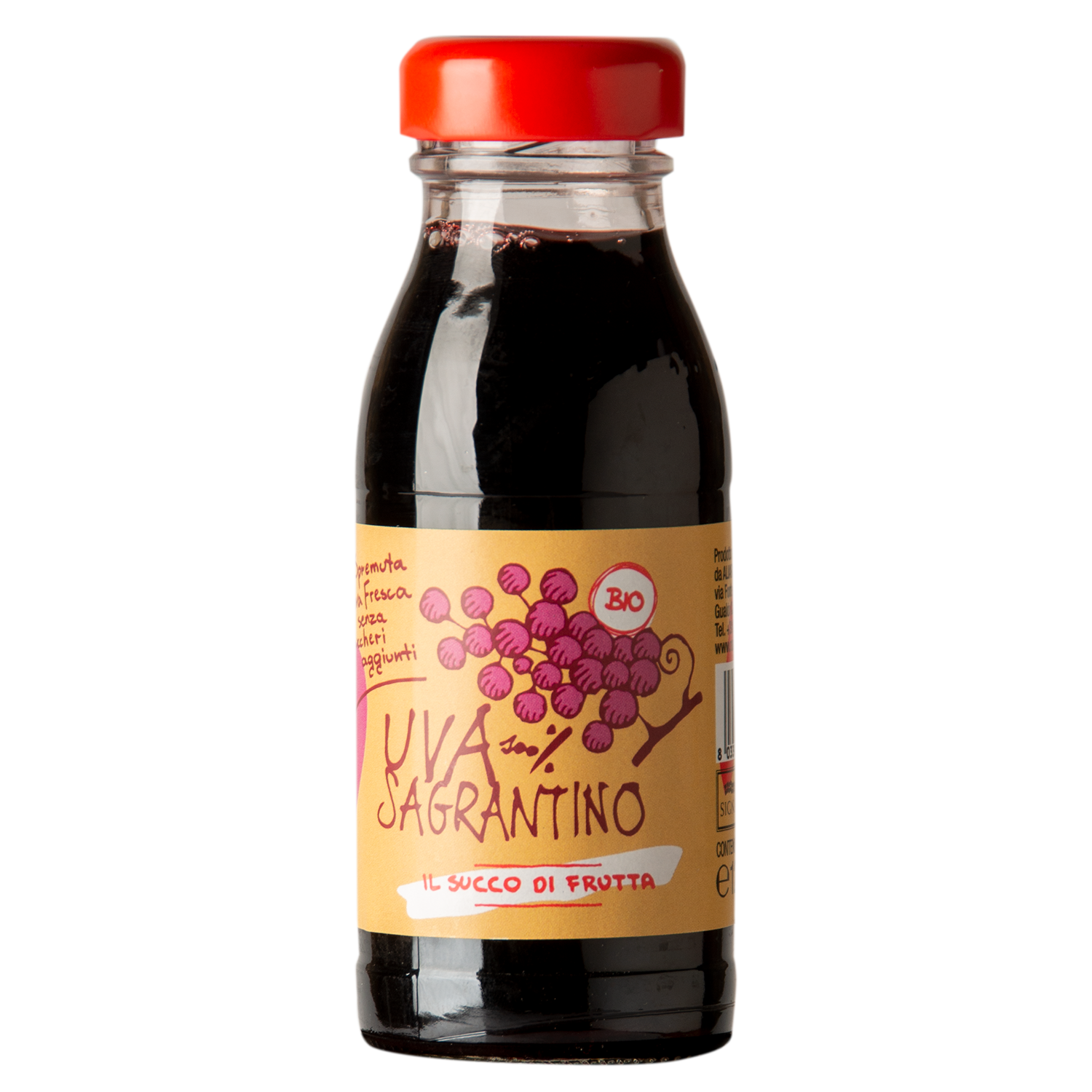 100% Sagrantino Organic Grape Juice - 12 bottles 125ml