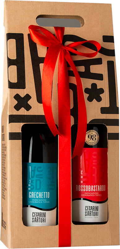 2 bottles paper box