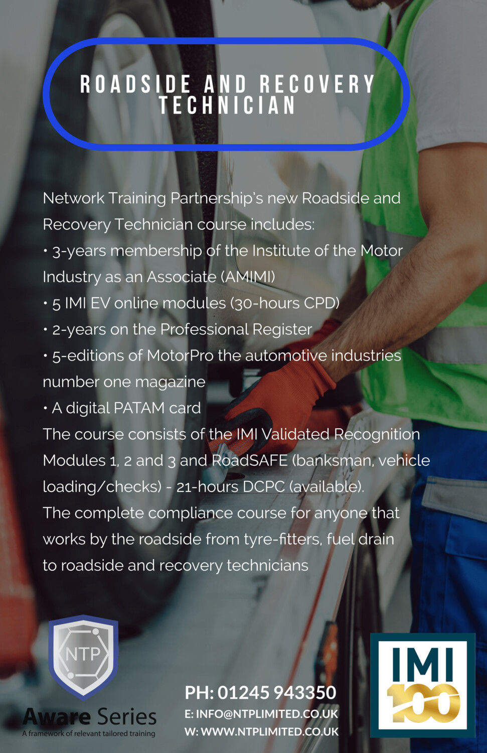 IMI Level 3 Accredited Roadside and Recovery Technician Course