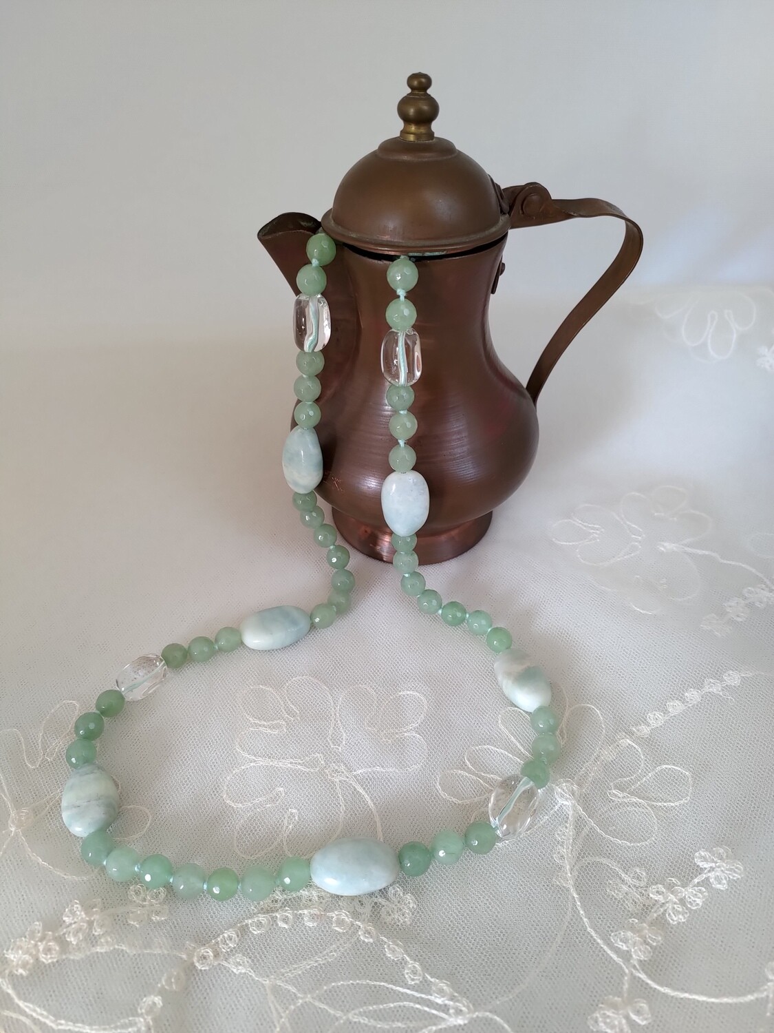 COLLANA LUNGA IN AVVENTURINA