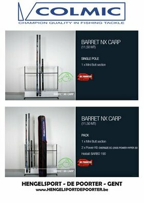 Colmic Barret NX Carp 11.5M Colmic Barret NX Carp 11.5M