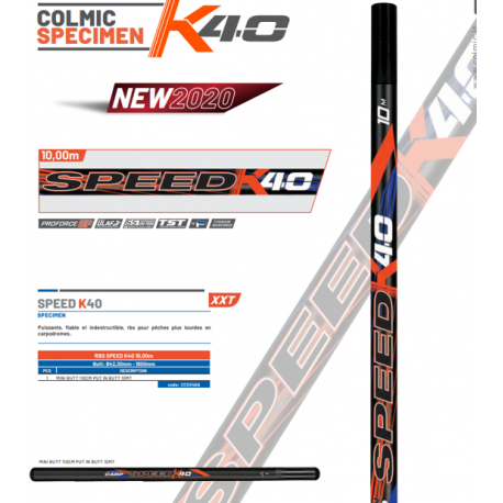 Colmic Speed K40 Competition - 10 Meter hengel Colmic Speed K40 Competition - 10 Meter hengel
