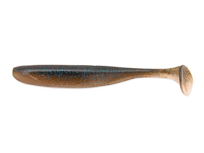 Keitech 4" Easy Shiner Blue Back Cinnamon