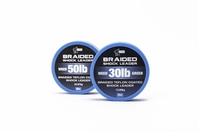 Nash Braided Shock Leader 50lb (22.7kg) 25 metres