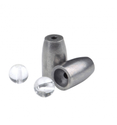 Spro Stainless Steel Bullet Sinkers + Glass Beads 10.6g