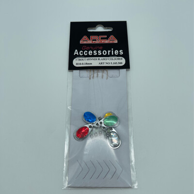 Arca Trout Spinner Blades Coloured Haak 10 - 0.18mm