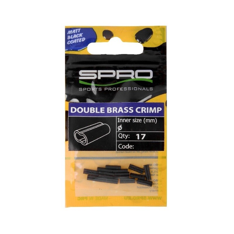 Spro Double Brass Crimp 1.2x2.6x8.0mm