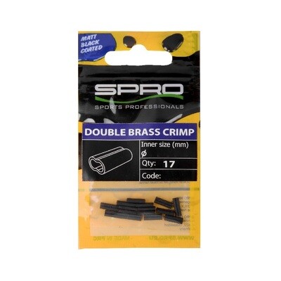 Spro Double Brass Crimp 1.5x3.2x10mm