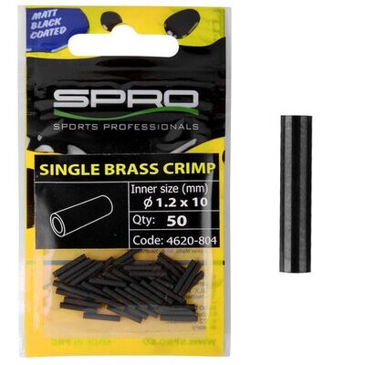 Spro Single Brass Crimp 1.2 x 10 mm (50)