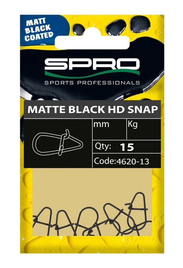 Spro Matte Black HD Snap 3.5mm 9.5kg (15)
