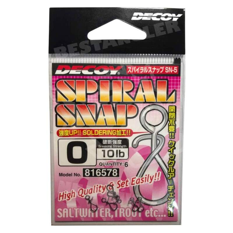 Decoy Spiral Snap Size 0 10lb