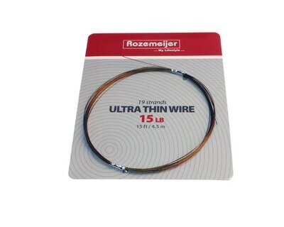 Rozemeijer Ultra Thin Wire 15lb 4.5m