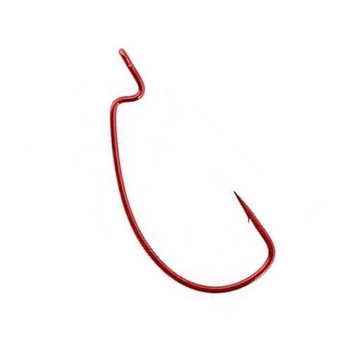 Gamakatsu Worm Offset EWG Red 1 (5st)