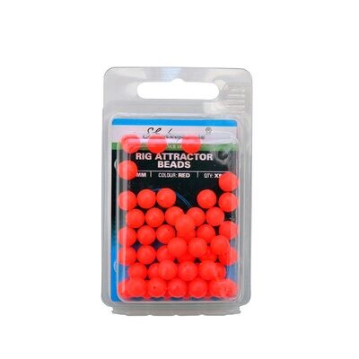 Shakespeare Rig Attractor Beads 5mm Red (100)