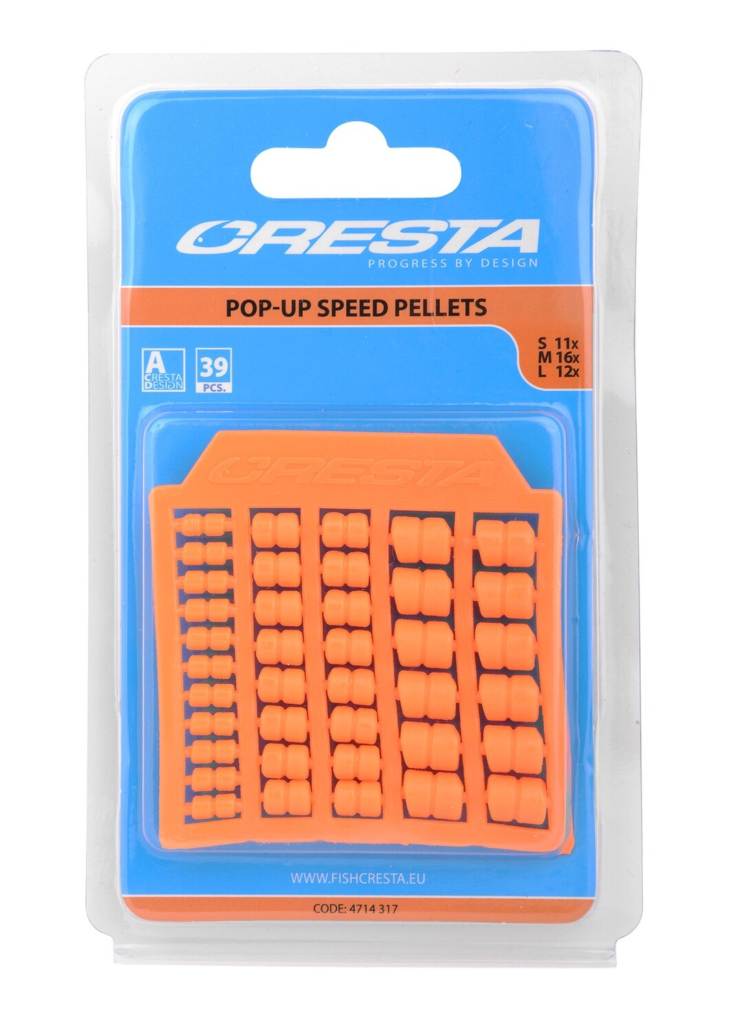 Cresta Pop-up Speed Pellets Orange