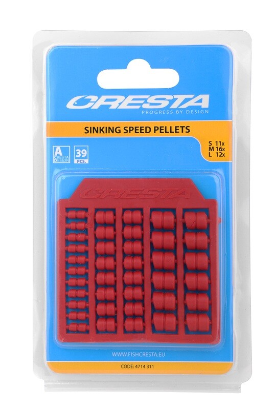 Cresta Sinking Speed Pellets Red Cresta Sinking Speed Pellets Red