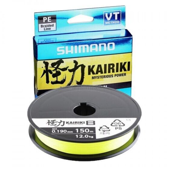 Shimano Kairiki 8 Braid 150m Yellow