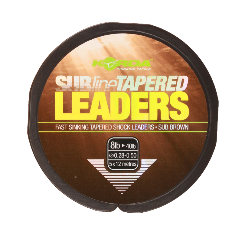 Korda Subline Tapered Leader (0.30-0.50mm / Brown)