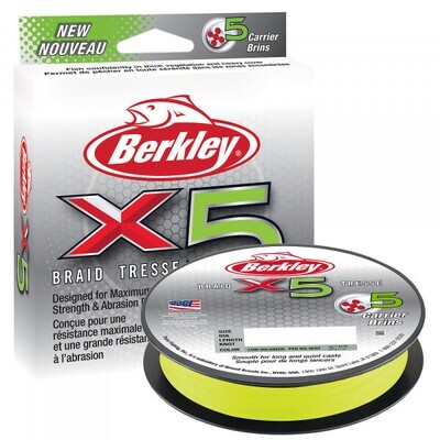 Berkley X5 Braid 150m Flame Green