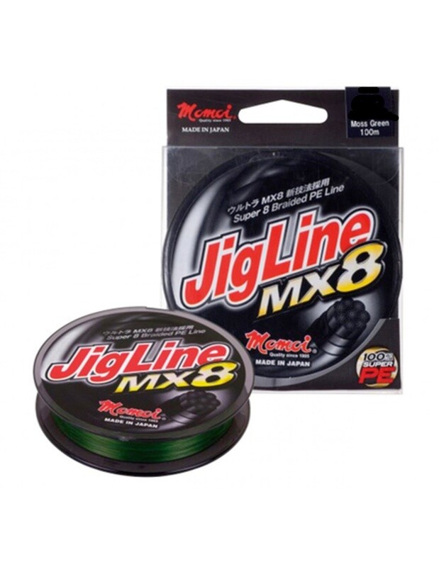 Momoi JigLine MX8 100m Moss Green