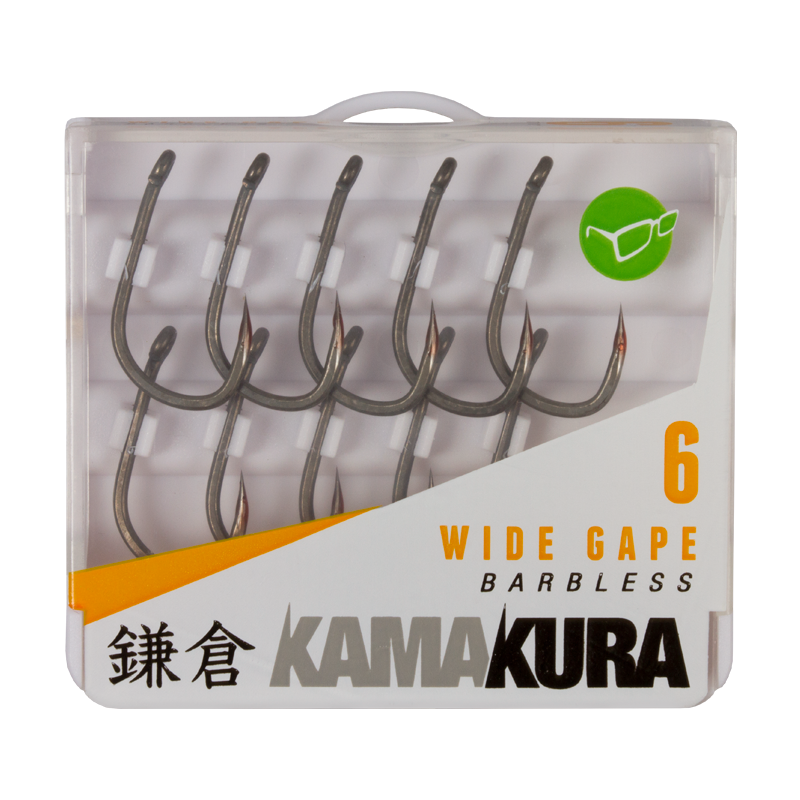 Korda Kamakura Wide Gape Barbless size 6