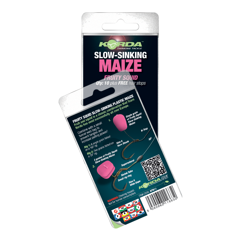 Korda Slow Sinking Maize Fruity Squid Pink