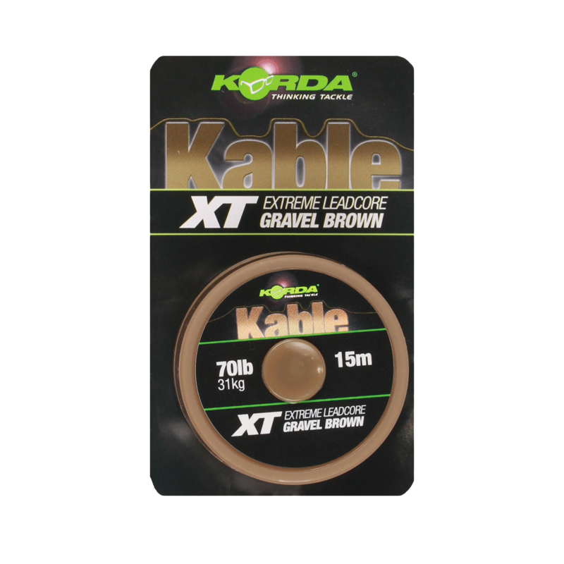 Korda Kable XT Extreme Leadcore 70lb 15m Brown