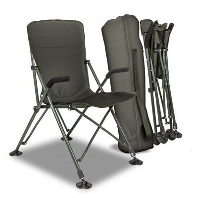 Solar UNDERCOVER GREEN FOLDABLE EASY CHAIR - HIGH