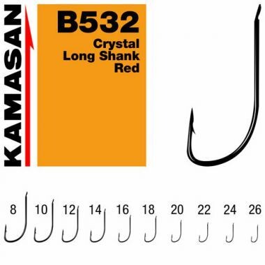 Kamasan B532 Crystal Long Shank Red