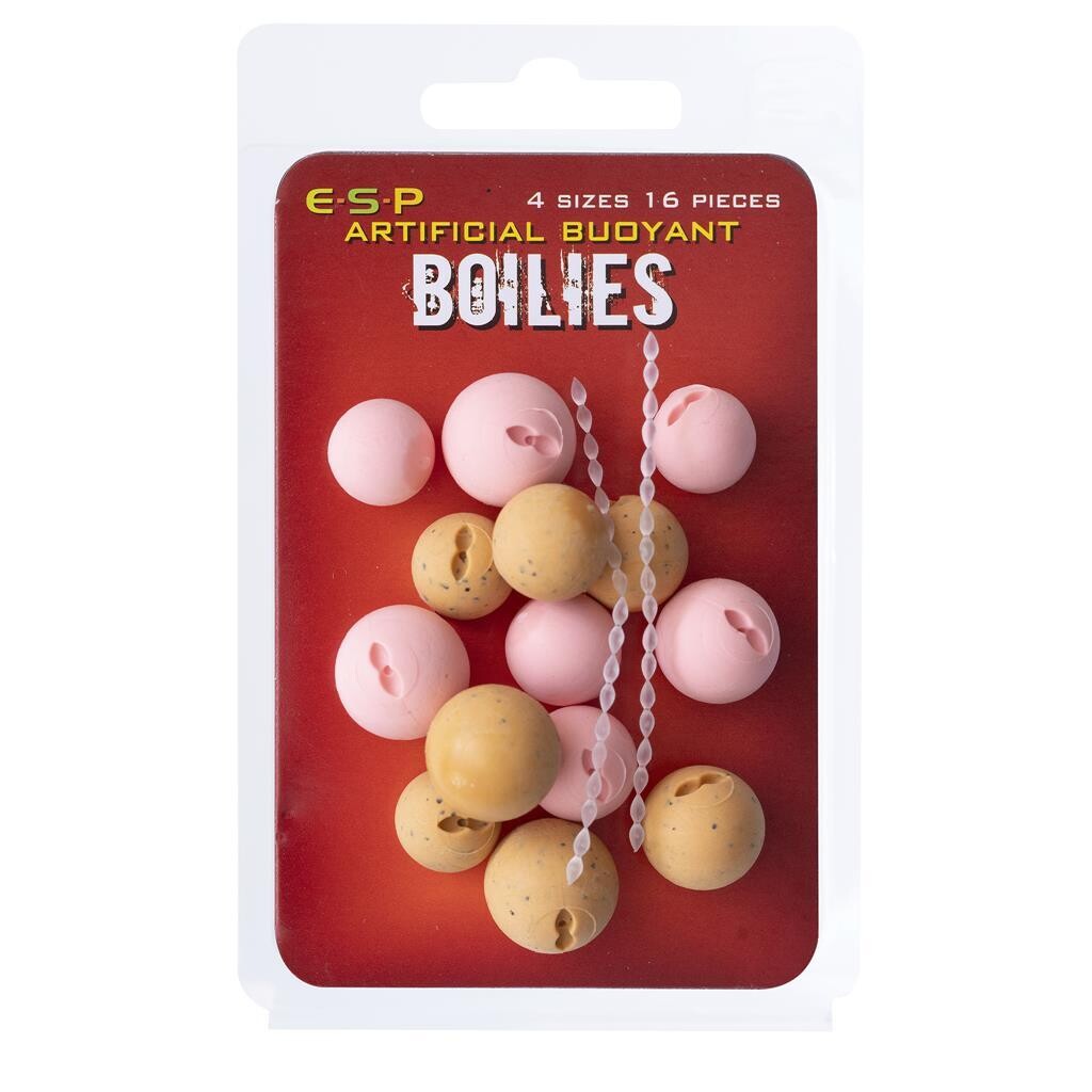 ESP Artificial Buoyant Boilies - Pink & Nut Mix