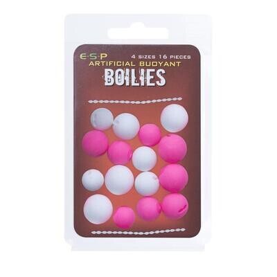 ESP Artificial Buoyant Boilies - Pink/White