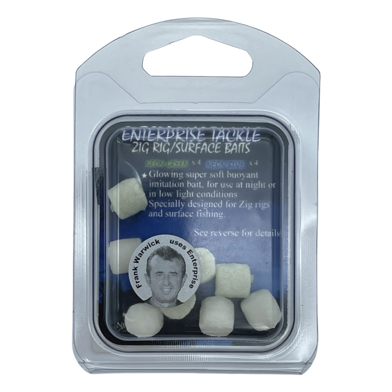 Enterprise Tackle Zig Rig/Surface Baits - Neon Green & Blue
