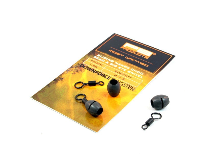 PB Products Sliding Naked Chod Bead 1.5g & Big Eye Swivel