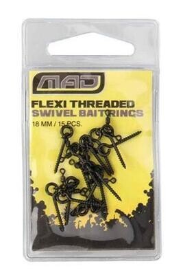 MAD Threaded Bait Rings - 18mm/15st