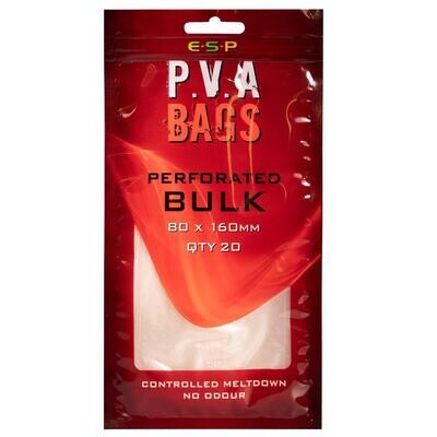 ESP PVA Bags Perforated Bulk - 80x160mm