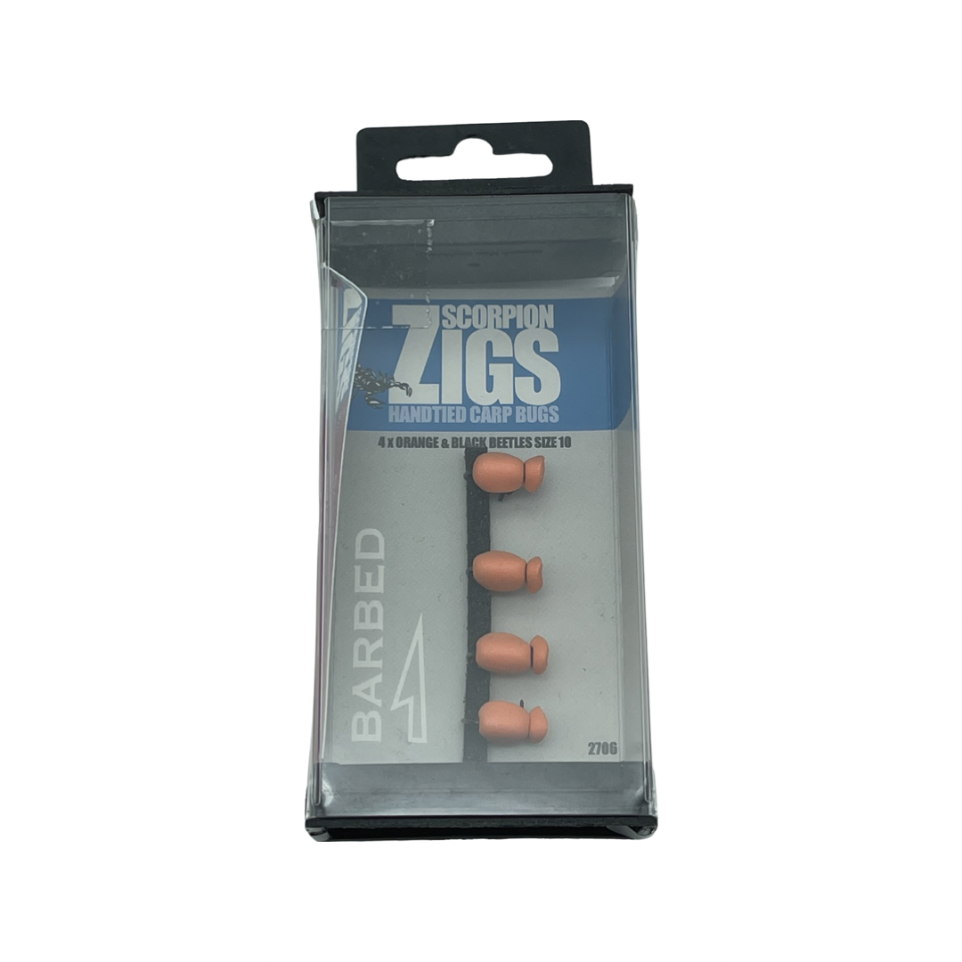 Nash Zig Scorpions Orange & Black Beetles Maat 10