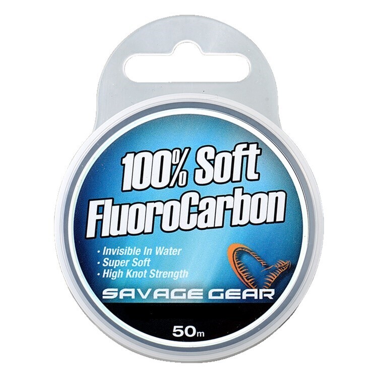 Savage Gear 100% Soft Fluorocarbon 0.22mm 50m Savage Gear 100% Soft Fluorocarbon 0.22mm 50m