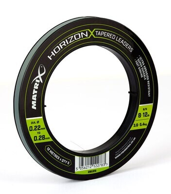 Matrix Horizon Tapered Leaders (0.22mm-0.28mm)