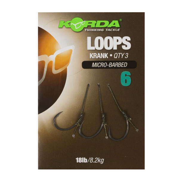 Korda Loop Rigs Size 6 Krank 18lb