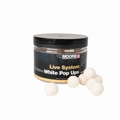 CCMoore Live System White Pop Ups 13-14mm