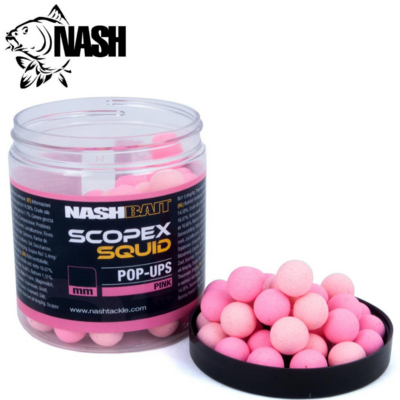 Nash Scopex Squid Pop Ups Pink 15mm (75g)