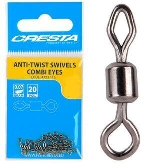 Cresta Anti-twist Swivels Combi Eyes