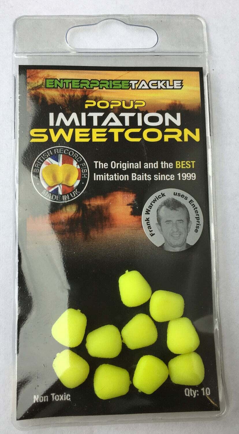 Enterprise Tackle Imitation Sweetcorn - Pop-up Fluo Unflavoured