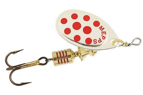 Mepps Aglia Zilver/Rood 3 (6.5g)